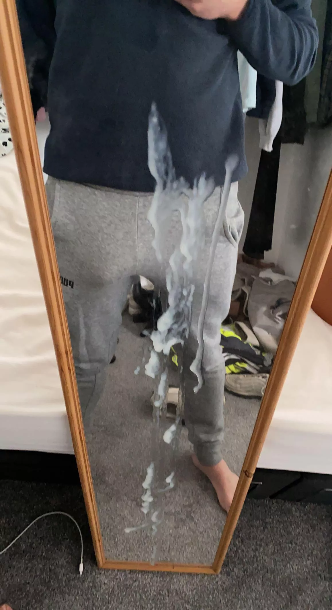 Would anyone be able to clean this up? I’ve made a big mess