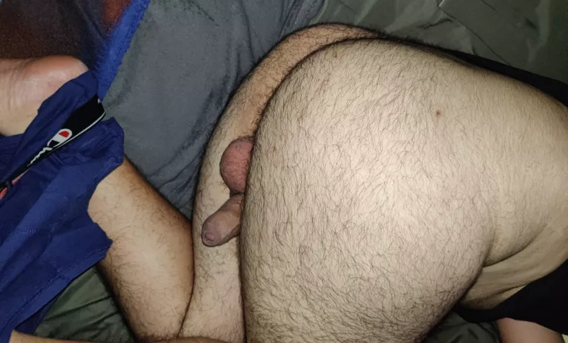 You find me like this under your covers. What're you doing?