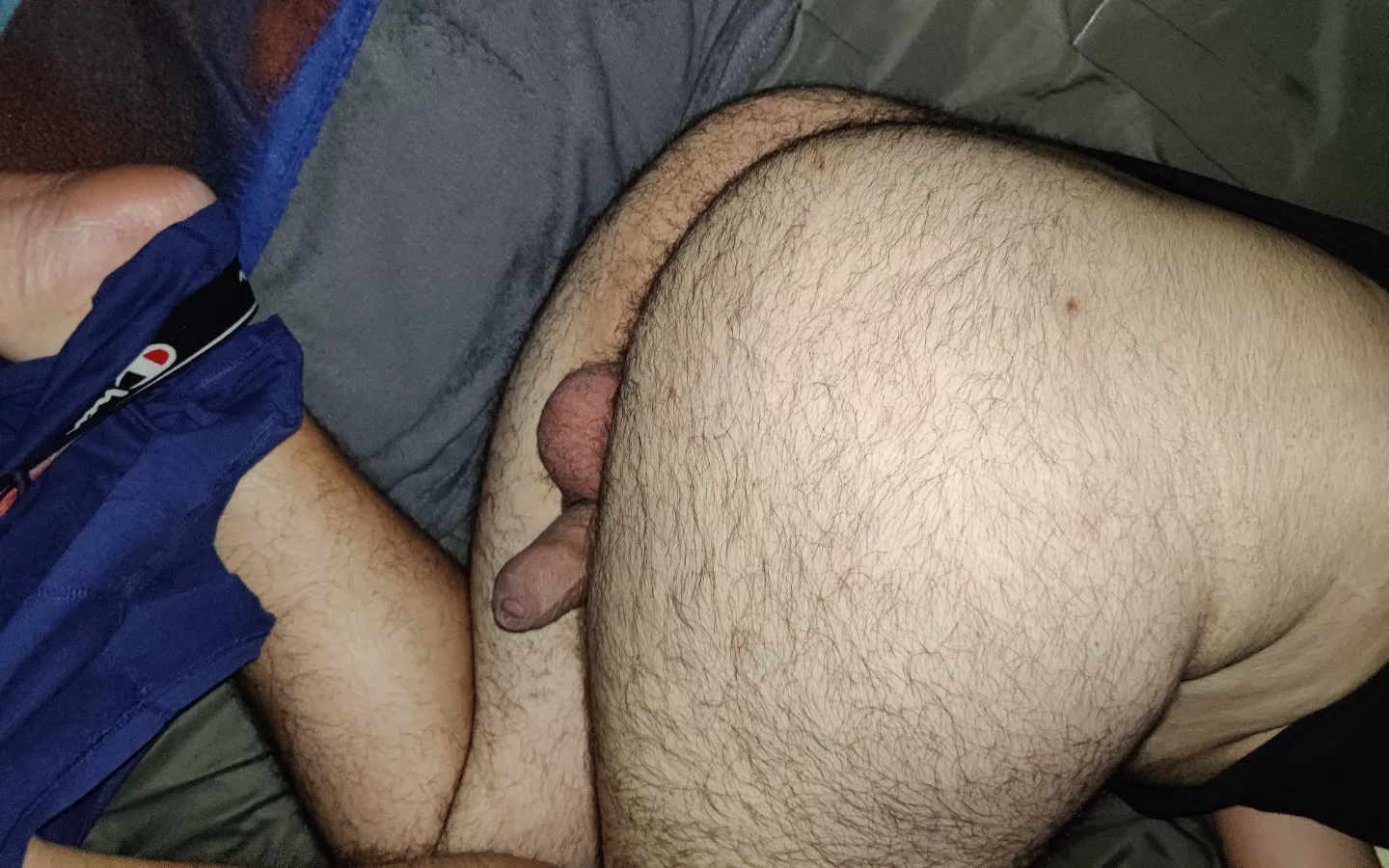 You find me like this under your covers. What're you doing?