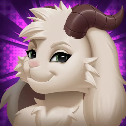 Cute girl💜 (Art by me)