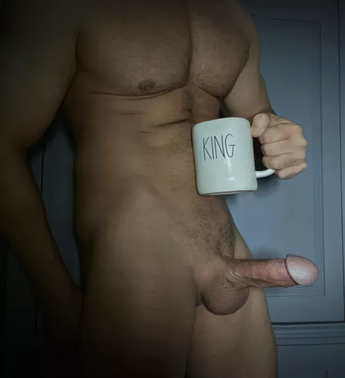 Dad feeling like a King on this holiday weekend ;)