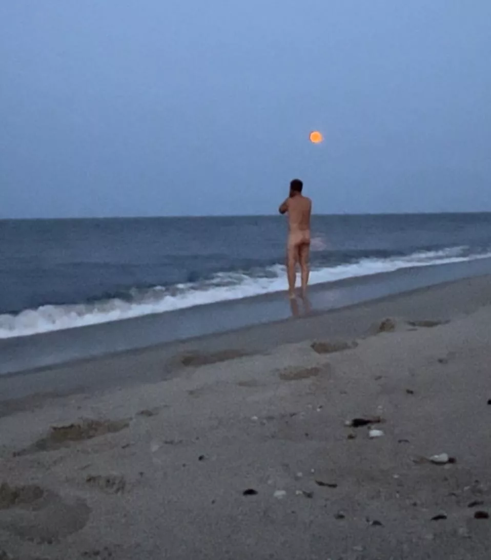 Enjoying a full moon