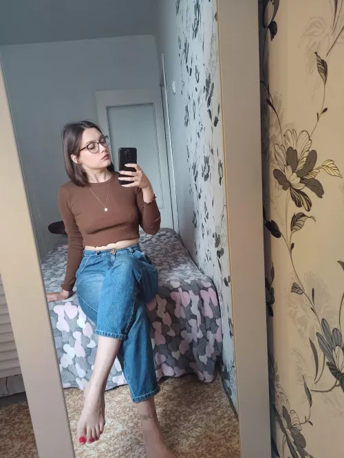 Going for a walk without a bra