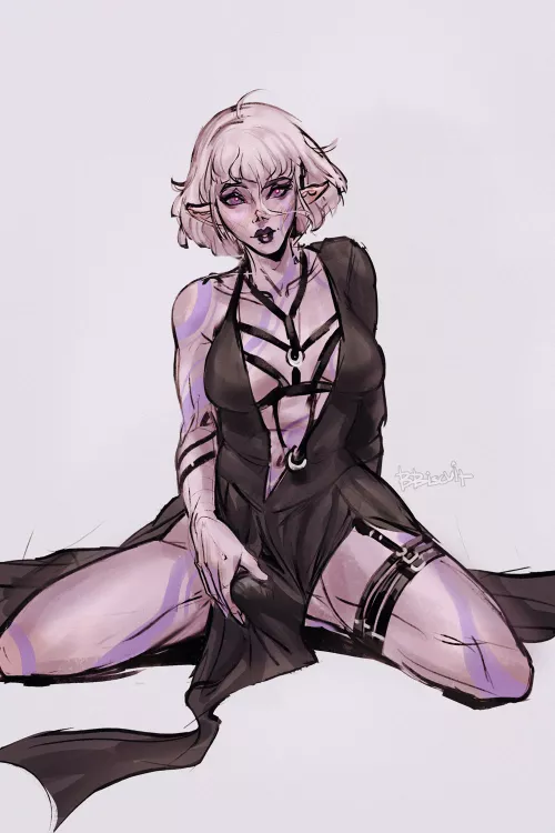 Hiding behind her clothes (BBiscuit)