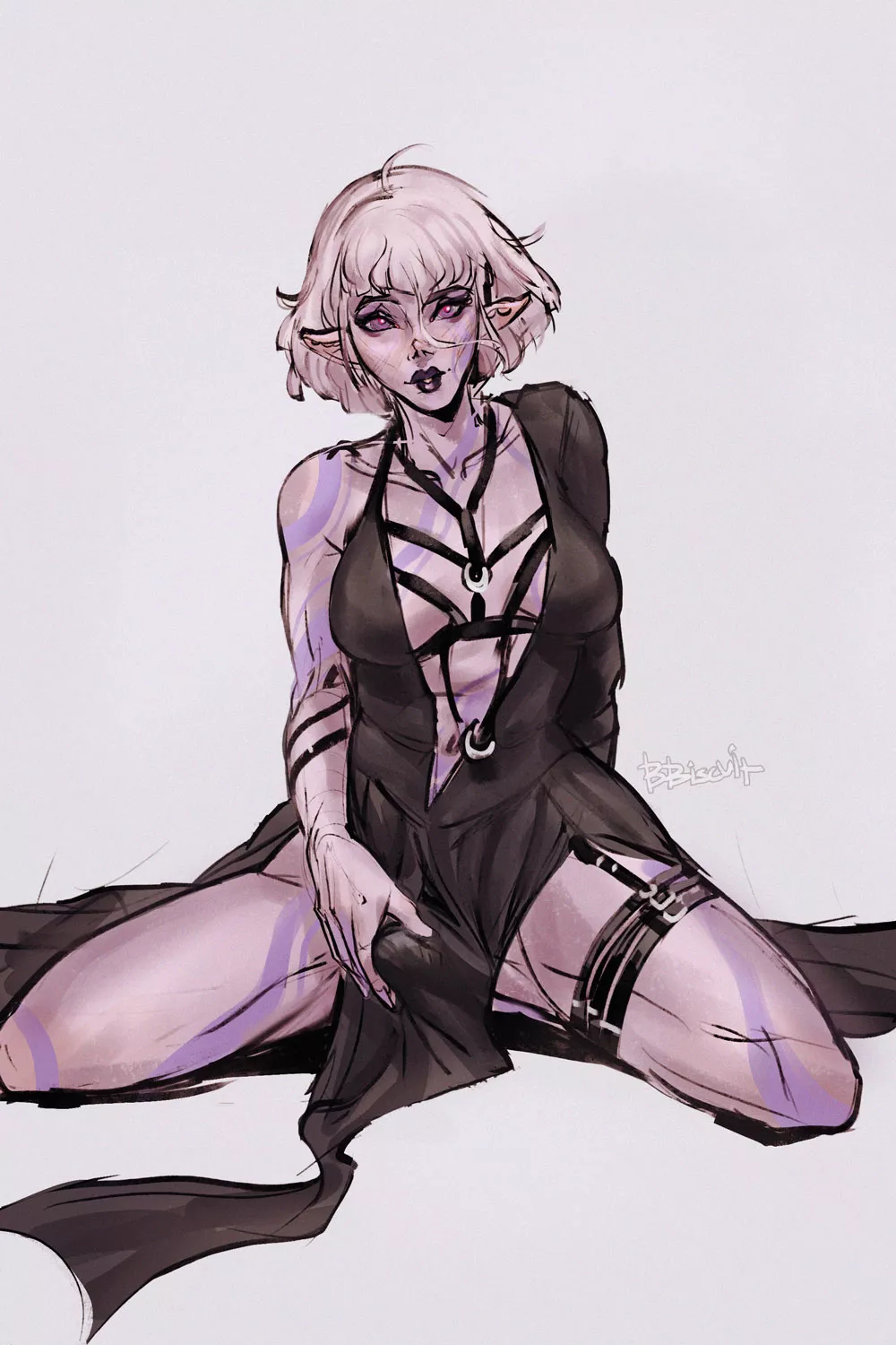 Hiding behind her clothes (BBiscuit)