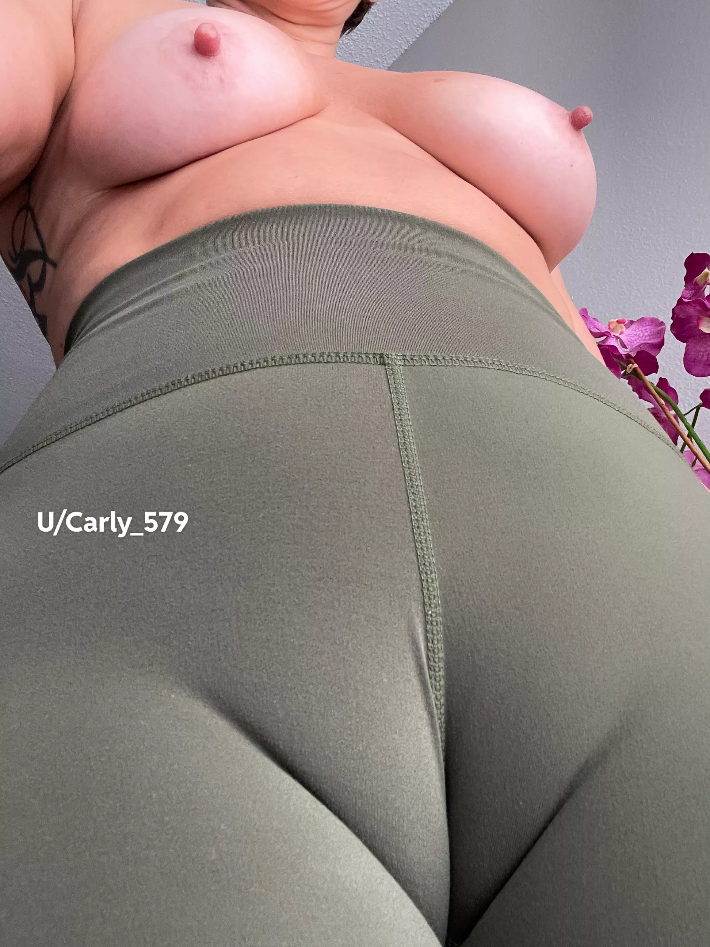 I’d love to feel your hot breath through my yoga pants on my camel toe.
