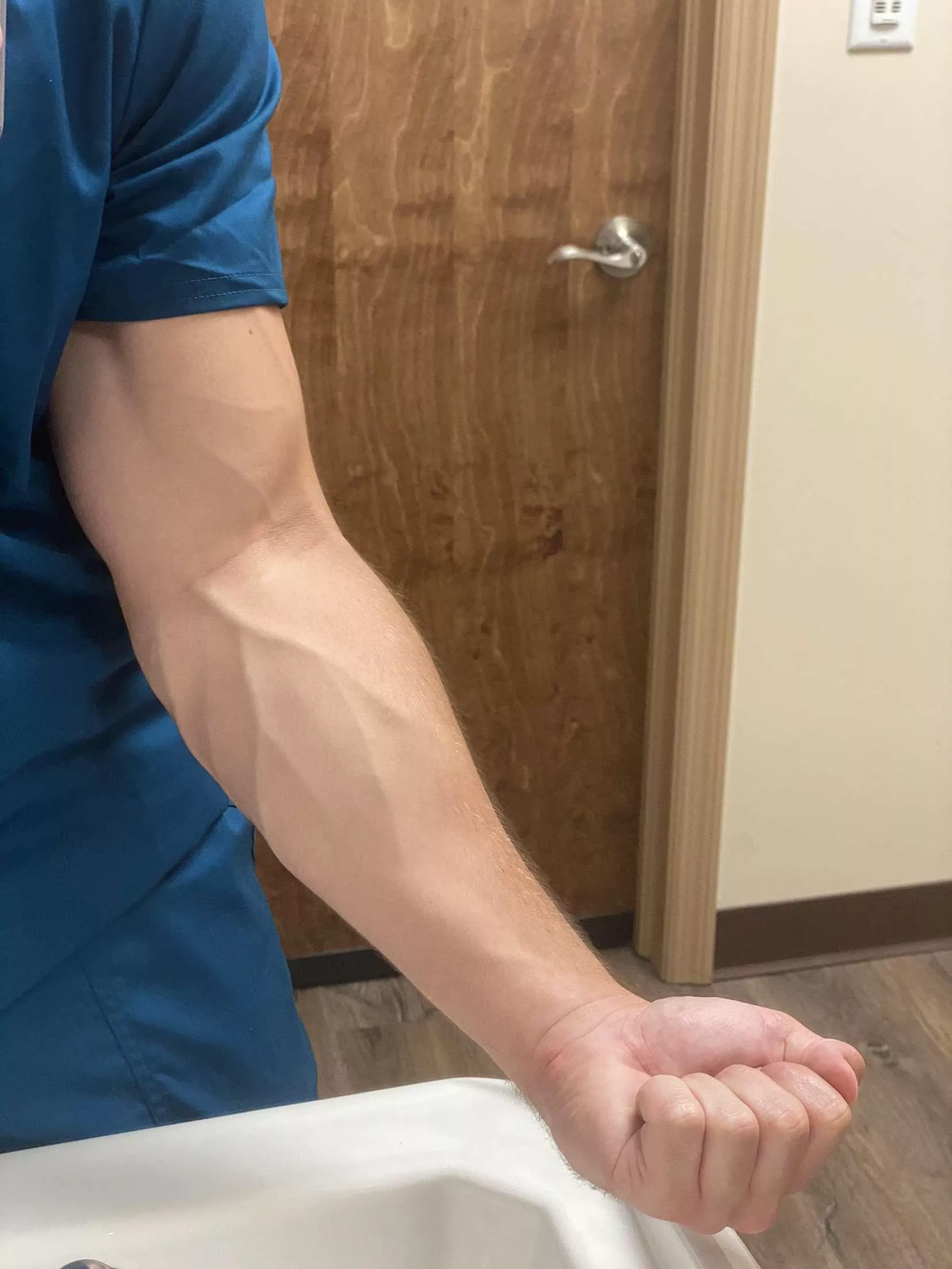 My veins were poppin today