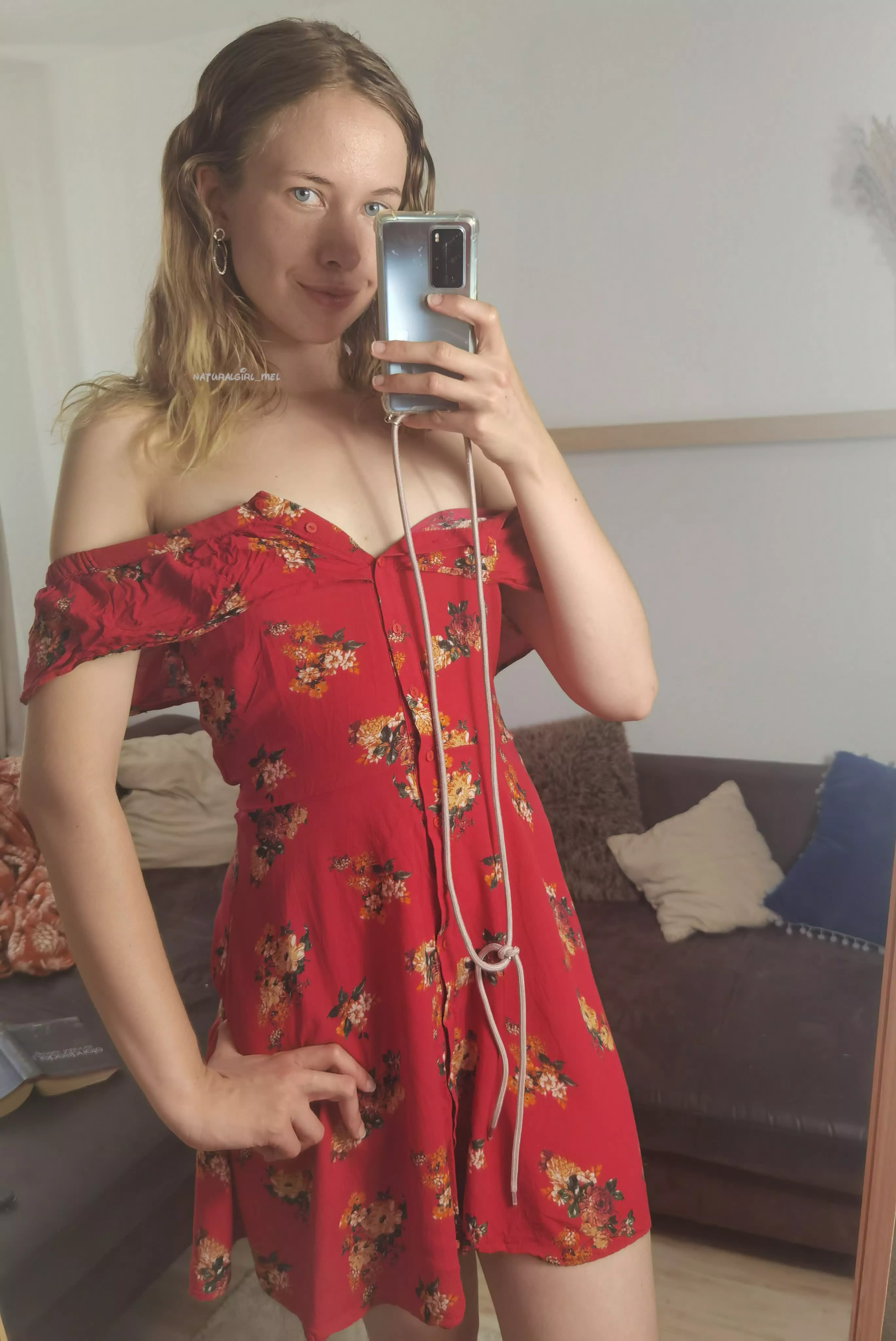Red sundress