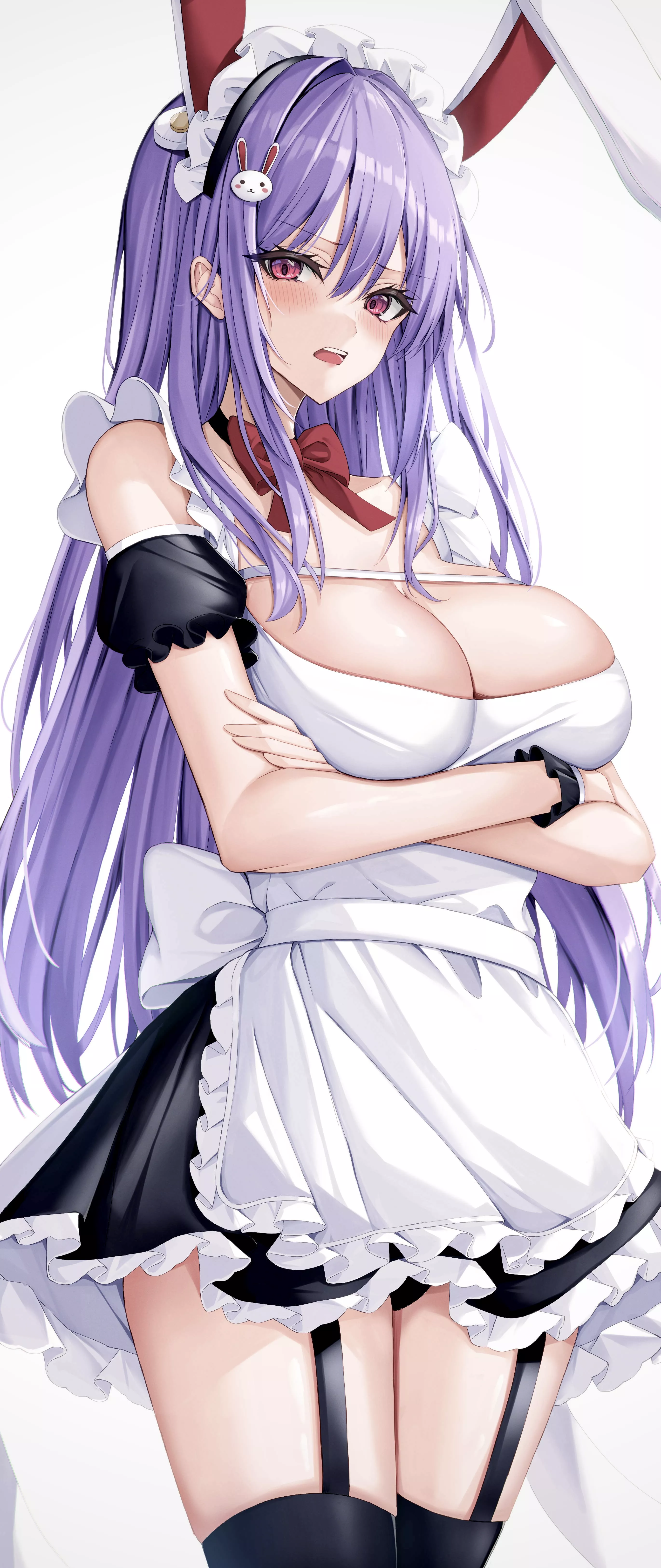 Reisen Udongein Inaba bunny maid (7saki) [Touhou]