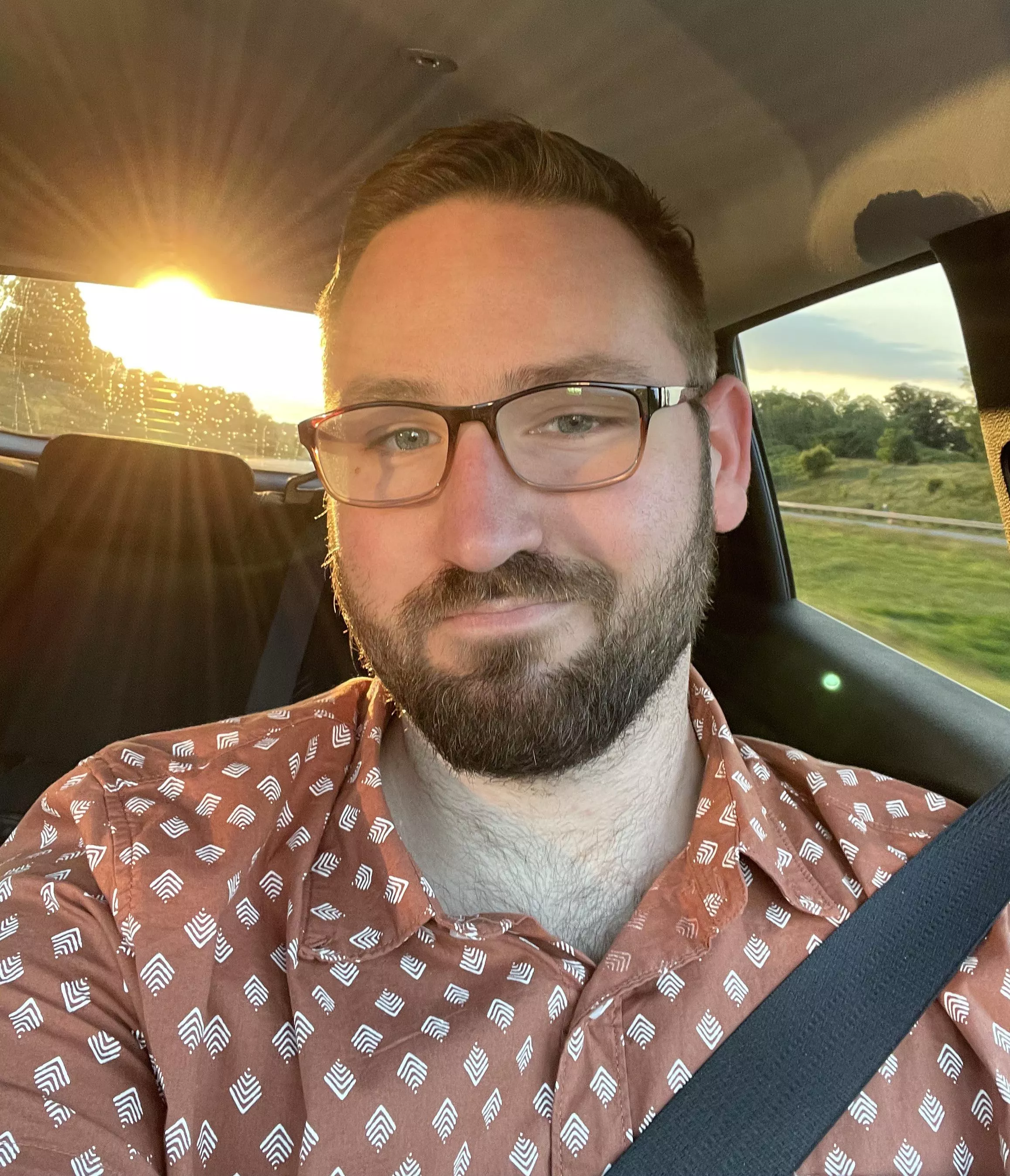 The golden hour this morning