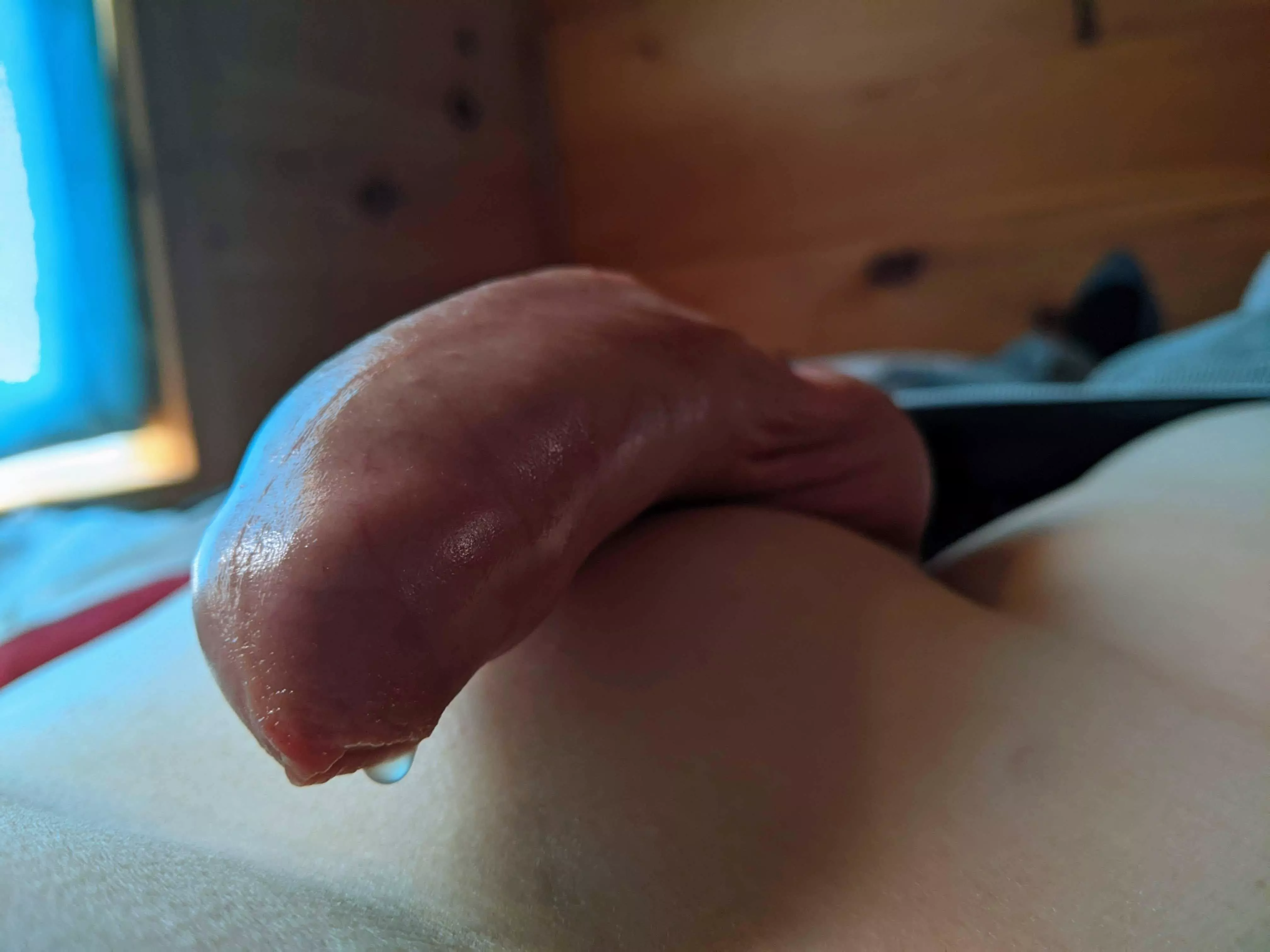 [35] A Drop From My Tight Foreskin Dick