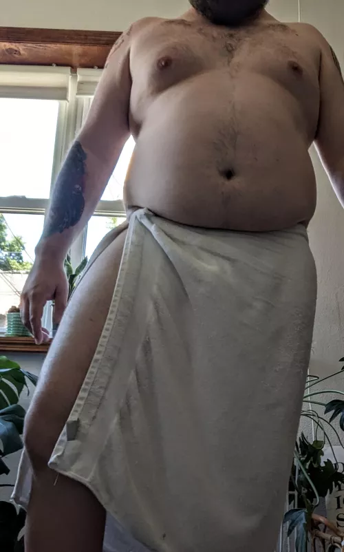 Freshly showered and ready to knock someone up