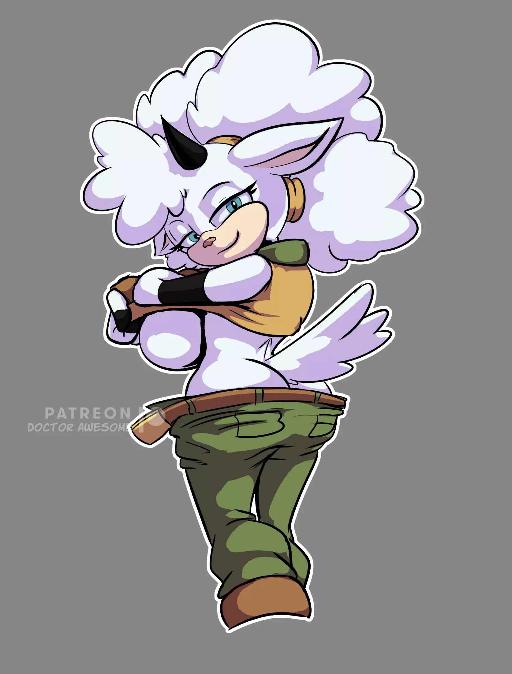 Happy Sonic Anniversary Lanolin (Artist:TheBigBadWolf01/DoctorAwesome)