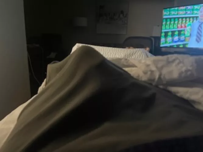 Hard and going commando