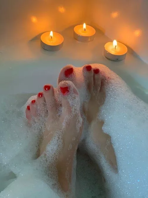 Hot bath who wants to join me?