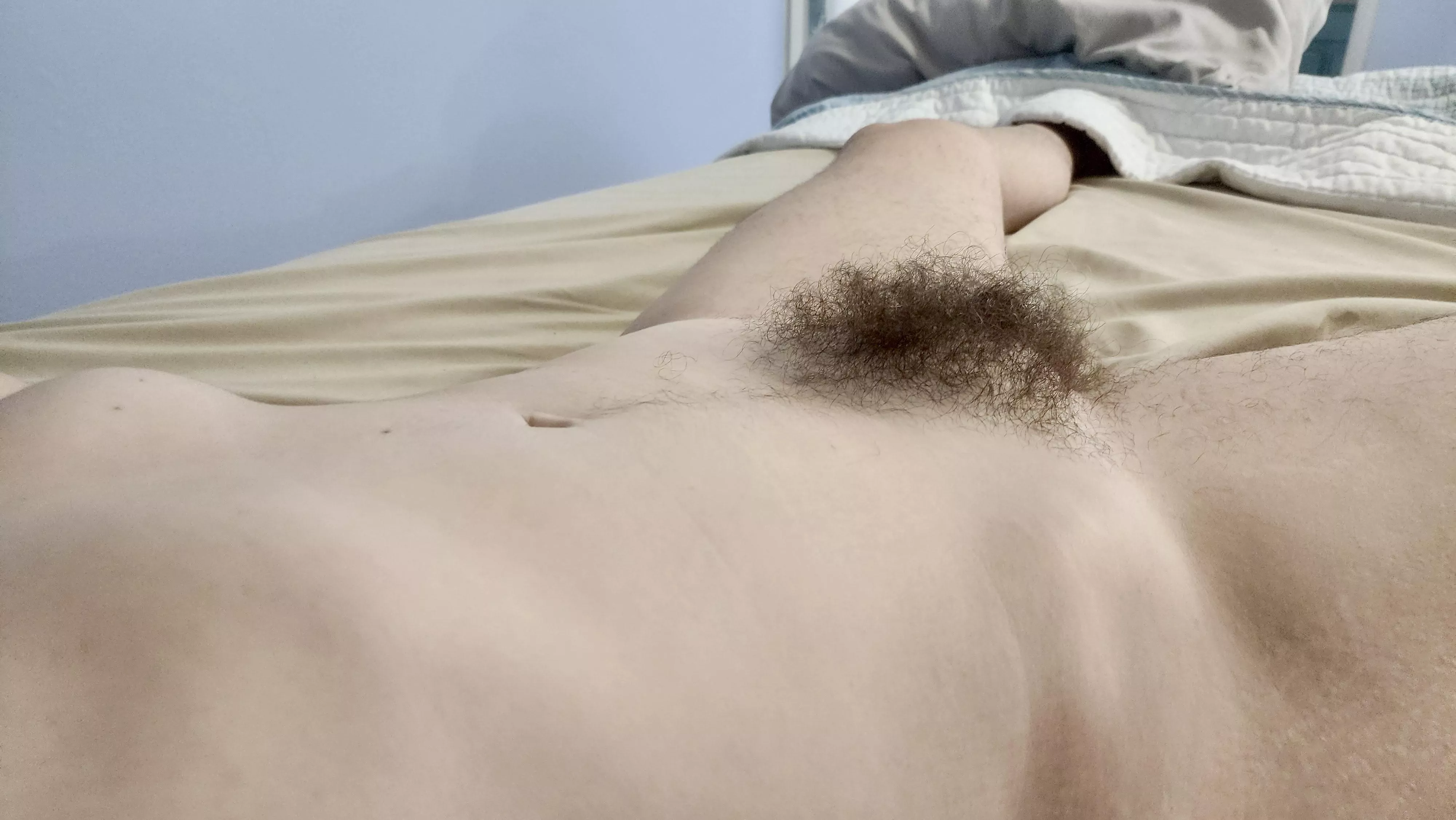 I love how full and fluffy my bush has become. What would you do between these legs?