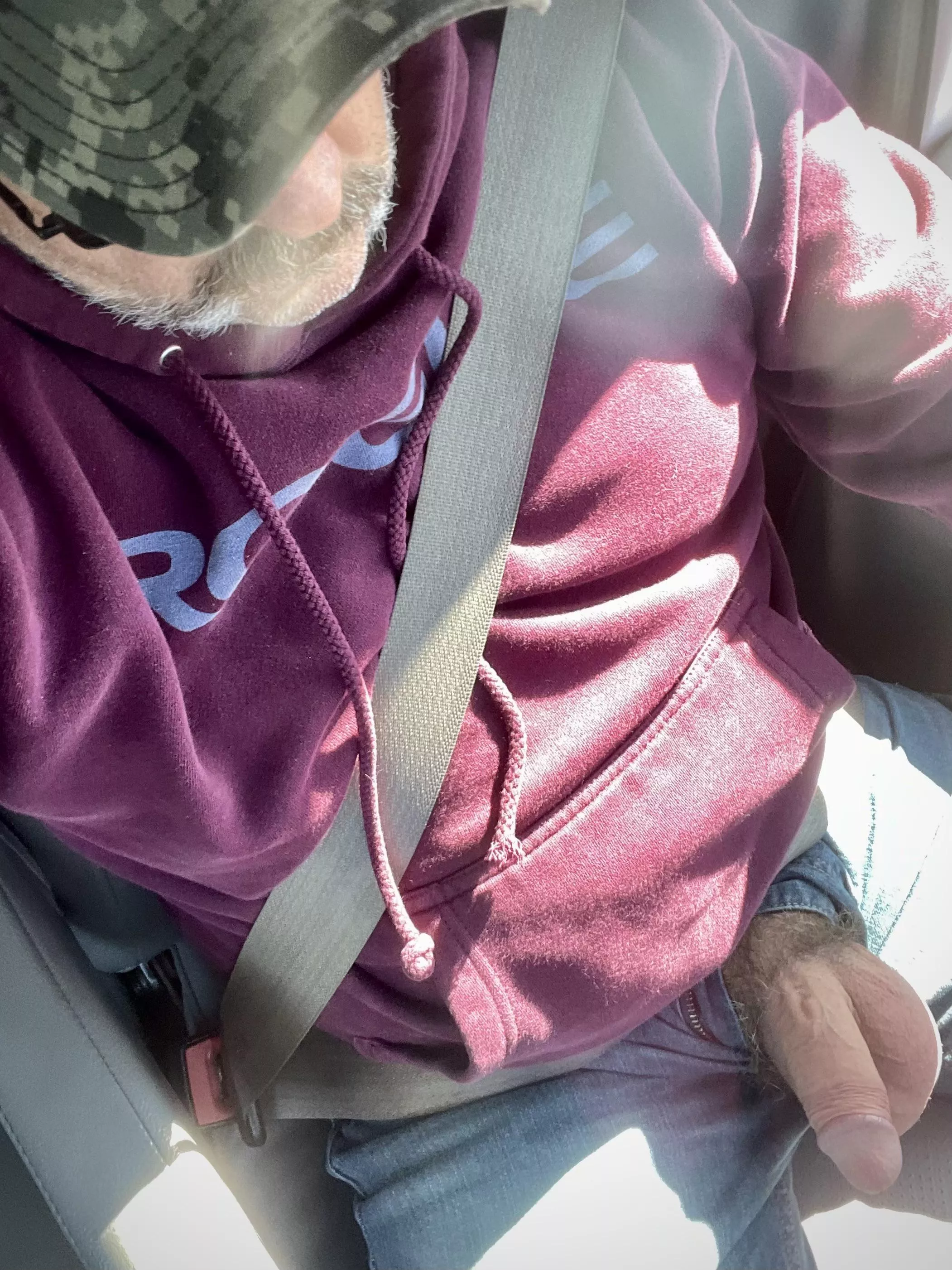 Letting it all hang out in the truck