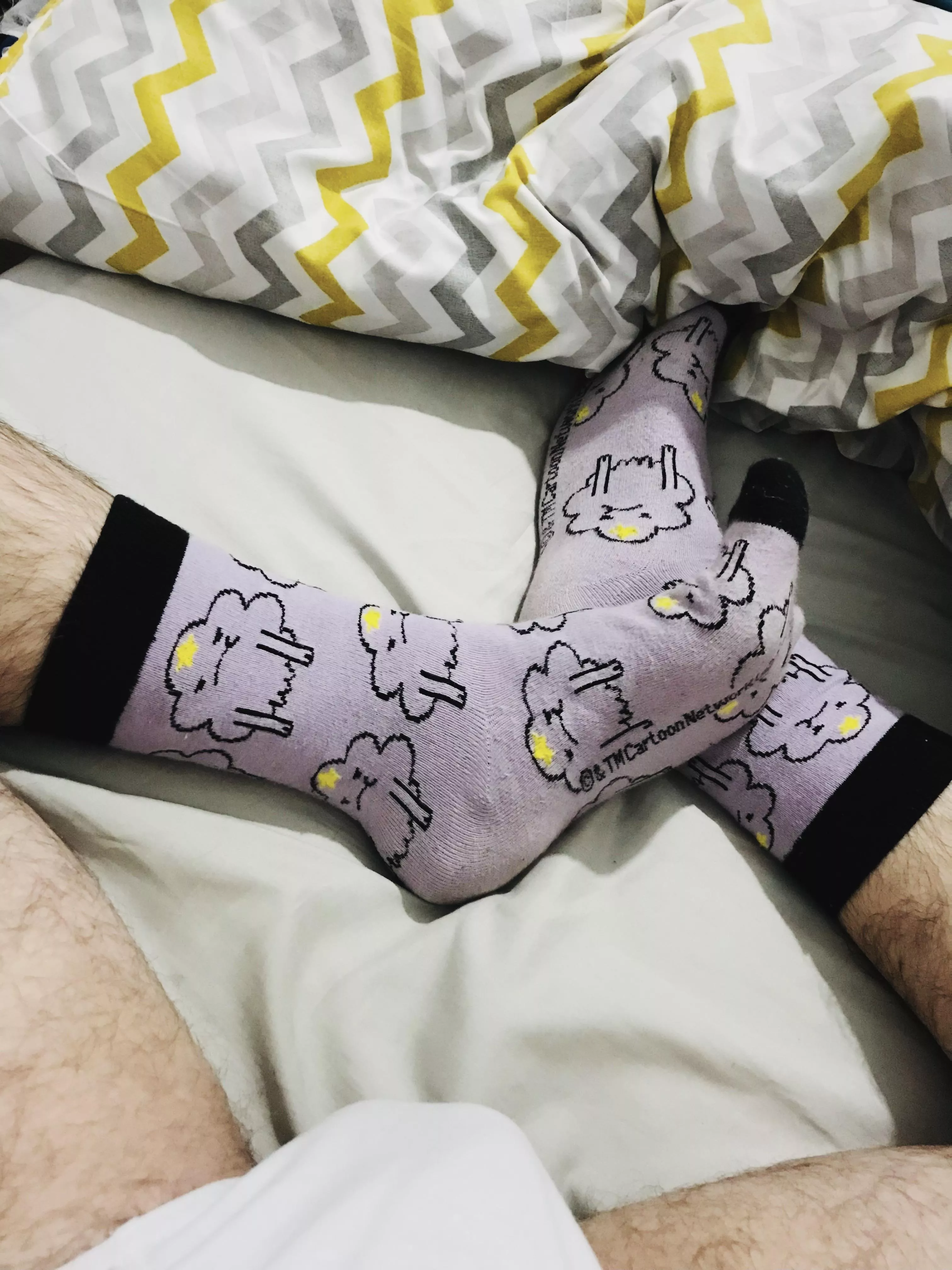 Lumpy Space Princess socks for you all #AdventureTimeFan 🙏🏻