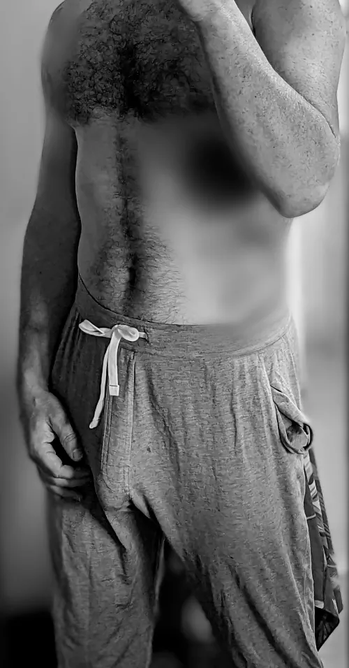 New sweatpants are more revealing that originally thought....