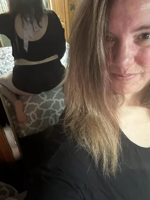 Peekaboo! Mommy has a yummy treat for you…