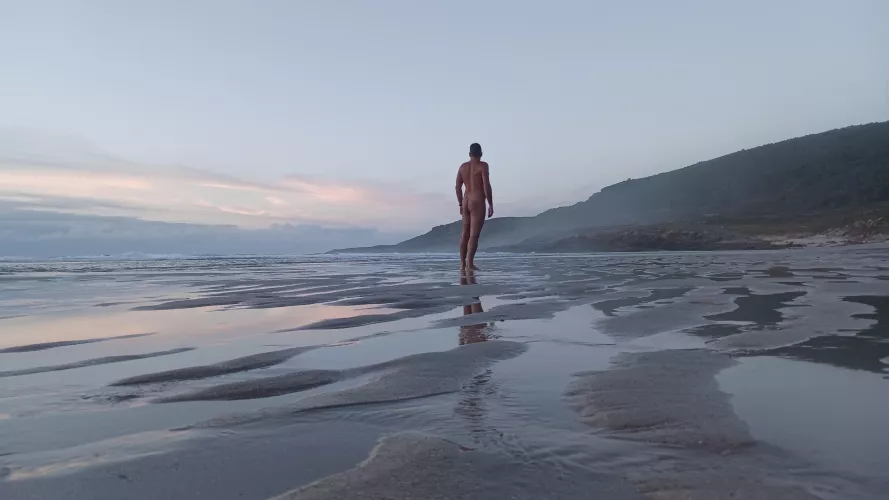 Reflections at the beach