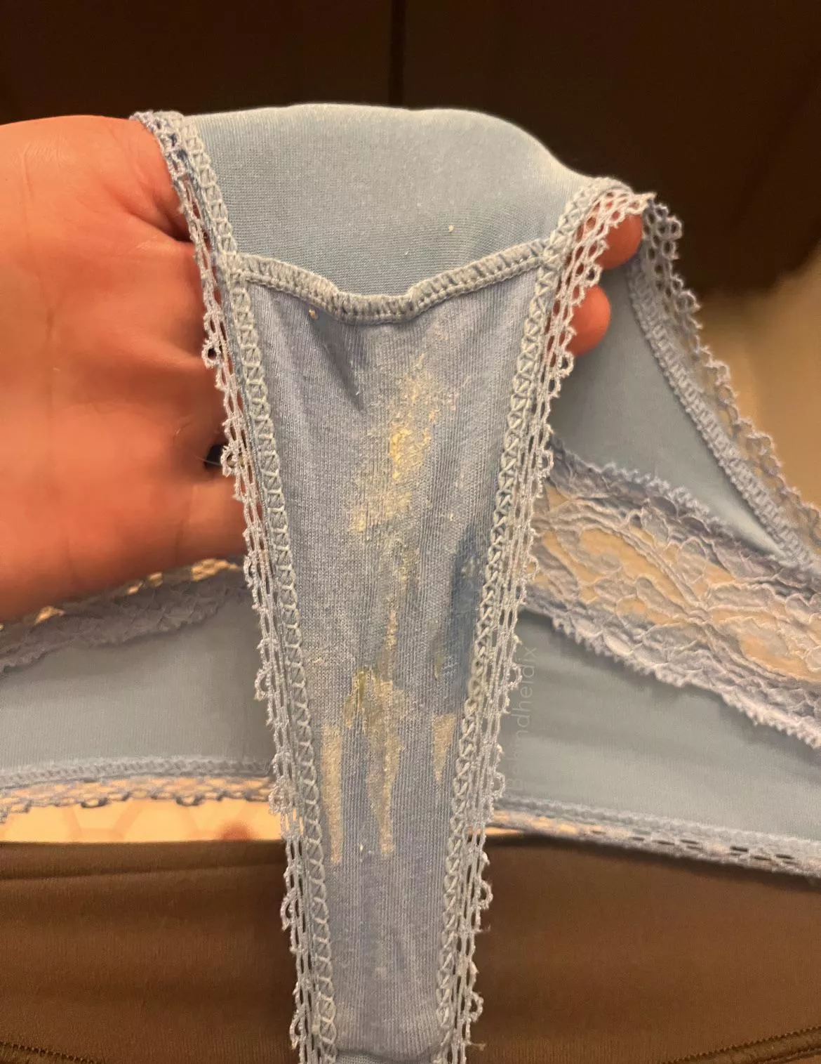 sometimes I like to taste my own pussy milk ;) [panties]