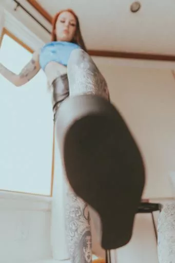 Who wants to get stepped on by mistress?