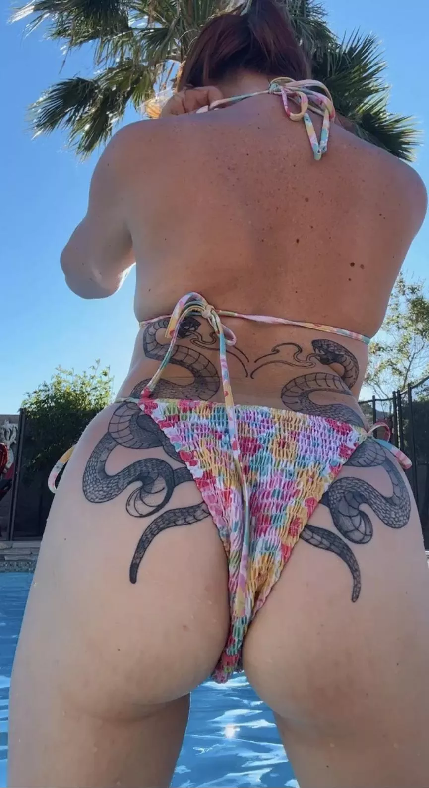 Back freckles are sexy, too!