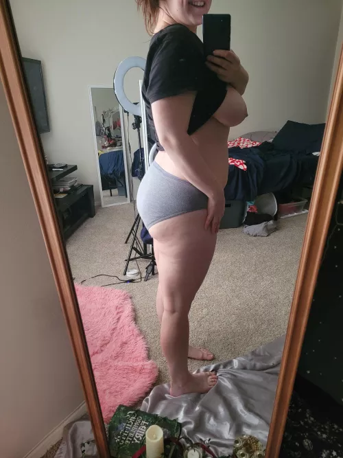 Casual grey granny panties