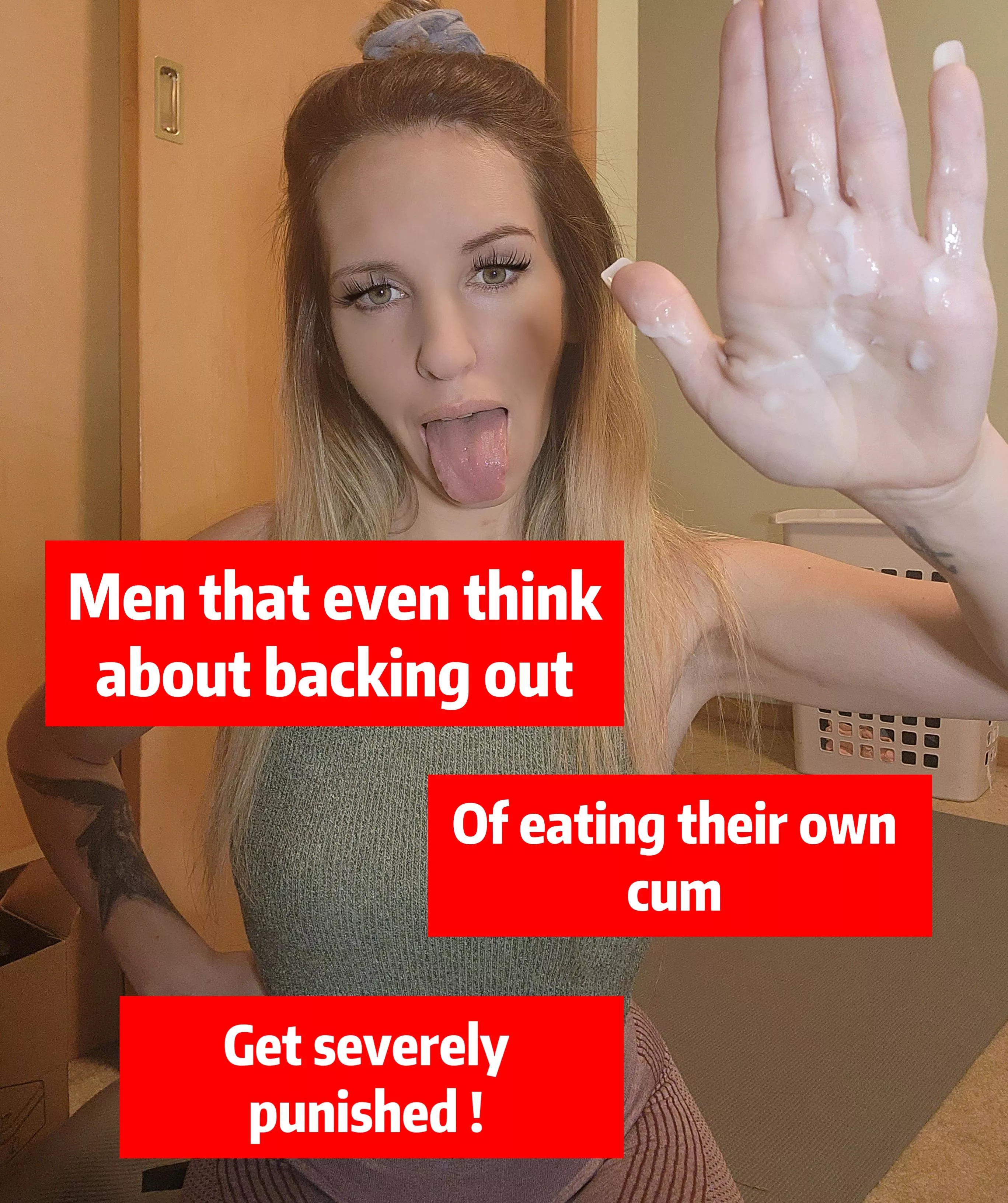 Don’t even think about resisting !