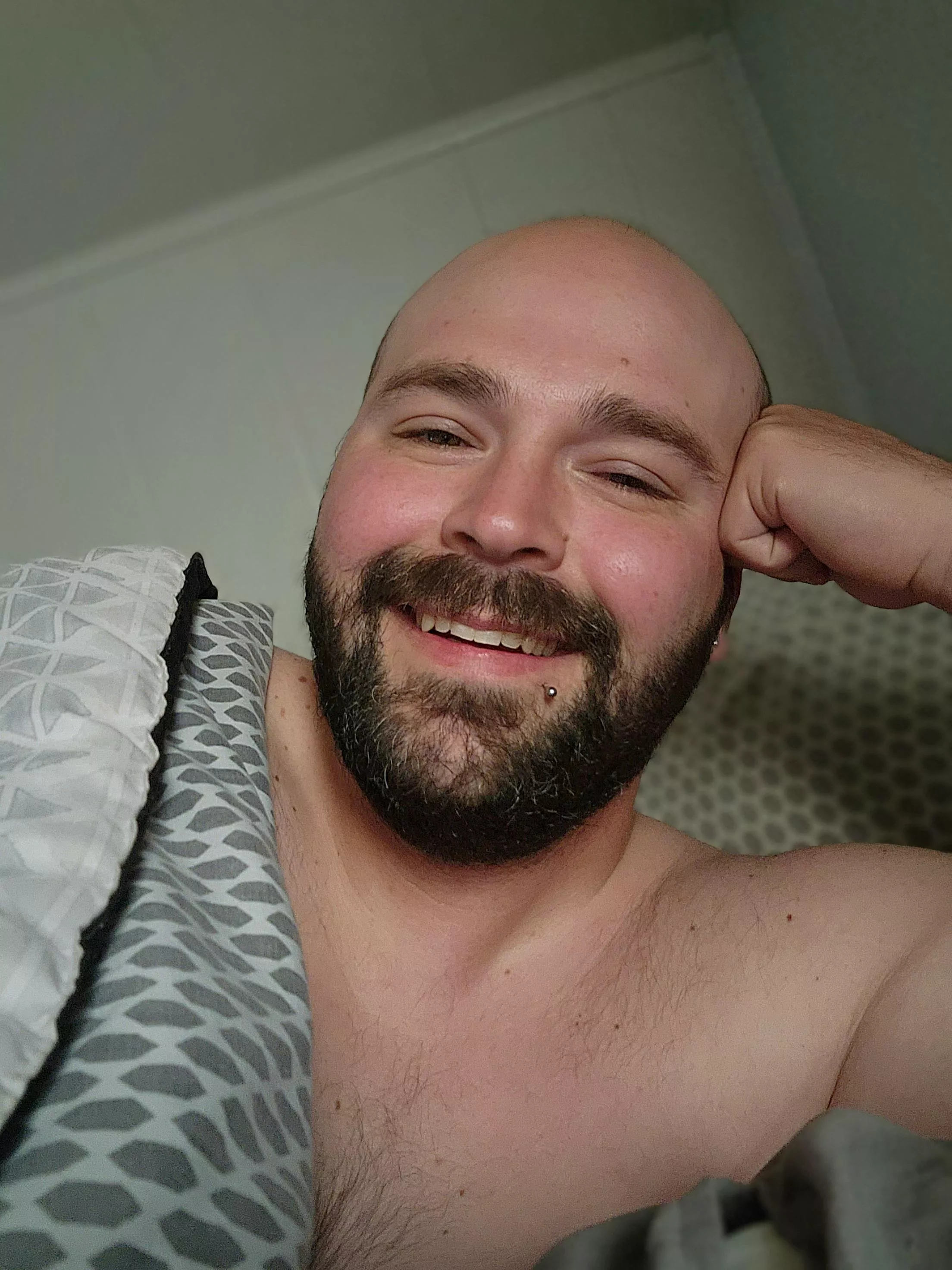 Enjoying my day off work by sleeping in and playing games.