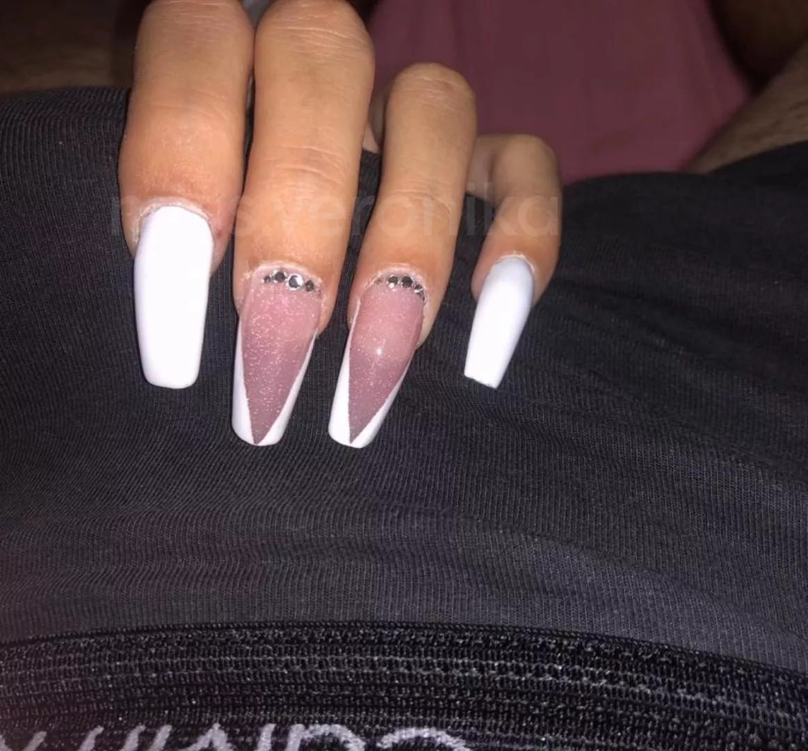 My new set, slave funded, wrapped around my Alpha's cock🤭💅🏻