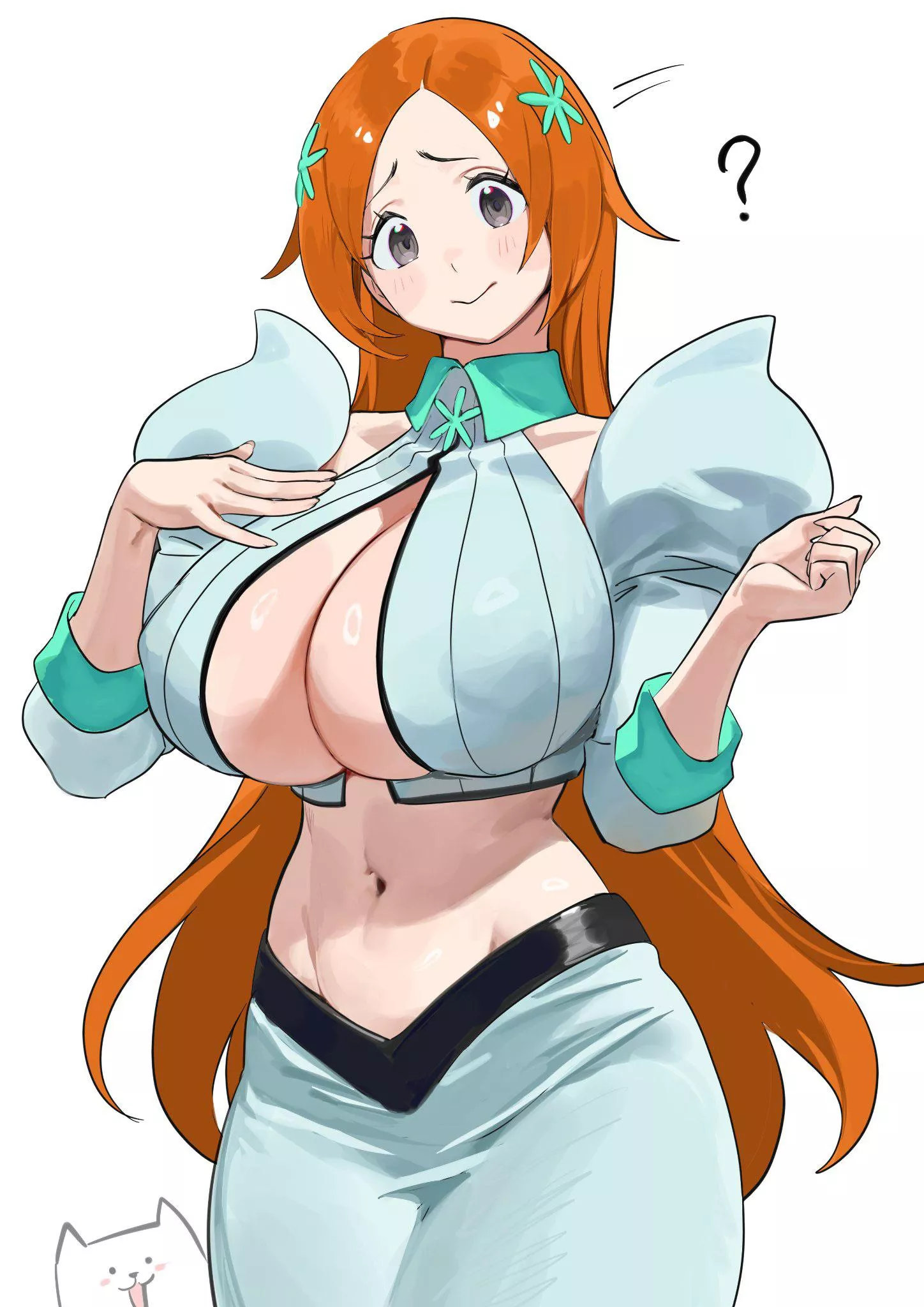 Orihime being shy (Nia)