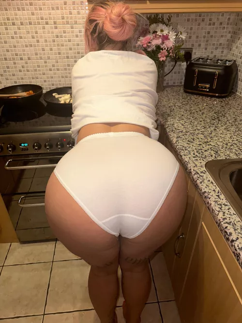 POV you’ve got home from work to me making you dinner… what’s next…