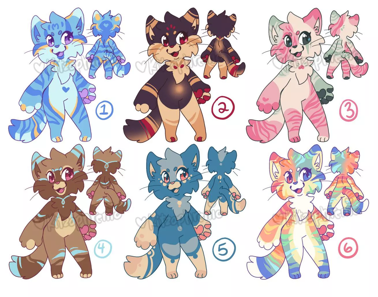 Some Adoptables I’m Super Proud of - Which is Your Favorite??