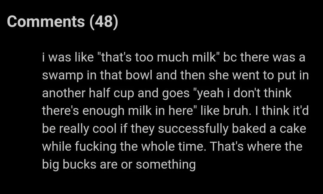 there was an attempt to make a cake