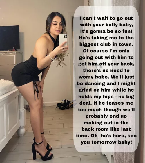 Your girlfriend goes clubbing with your bully