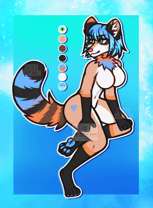 Adoptable | Raccoon girl 🤎 Info below!! 👇 ✅