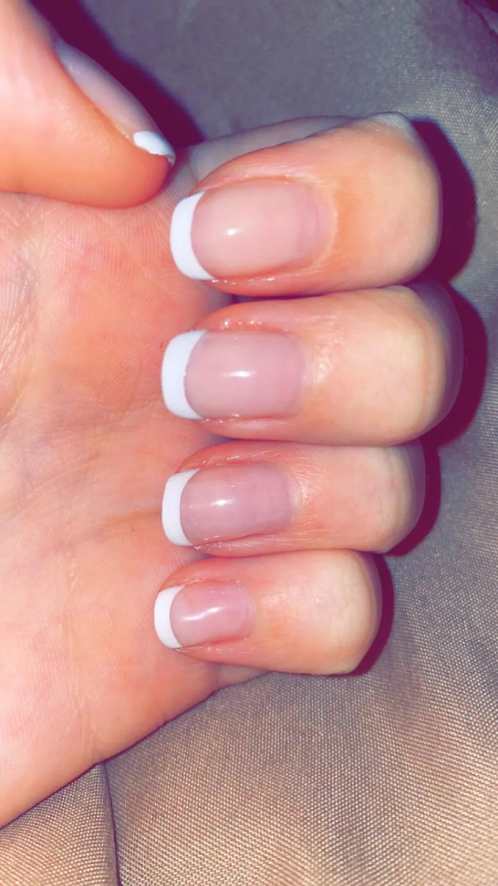 Classic French tips 💅