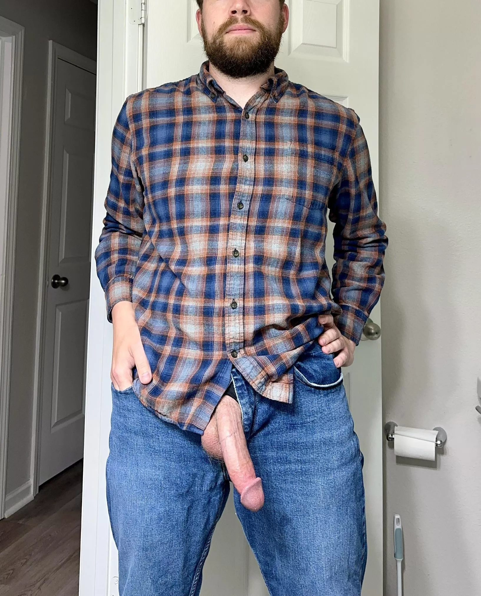 Fall is my favorite season because I can wear flannels and crewnecks.