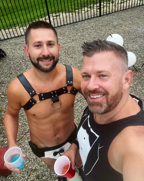 Fiancé and my first trip to a gay campground, gay prom was so fun!