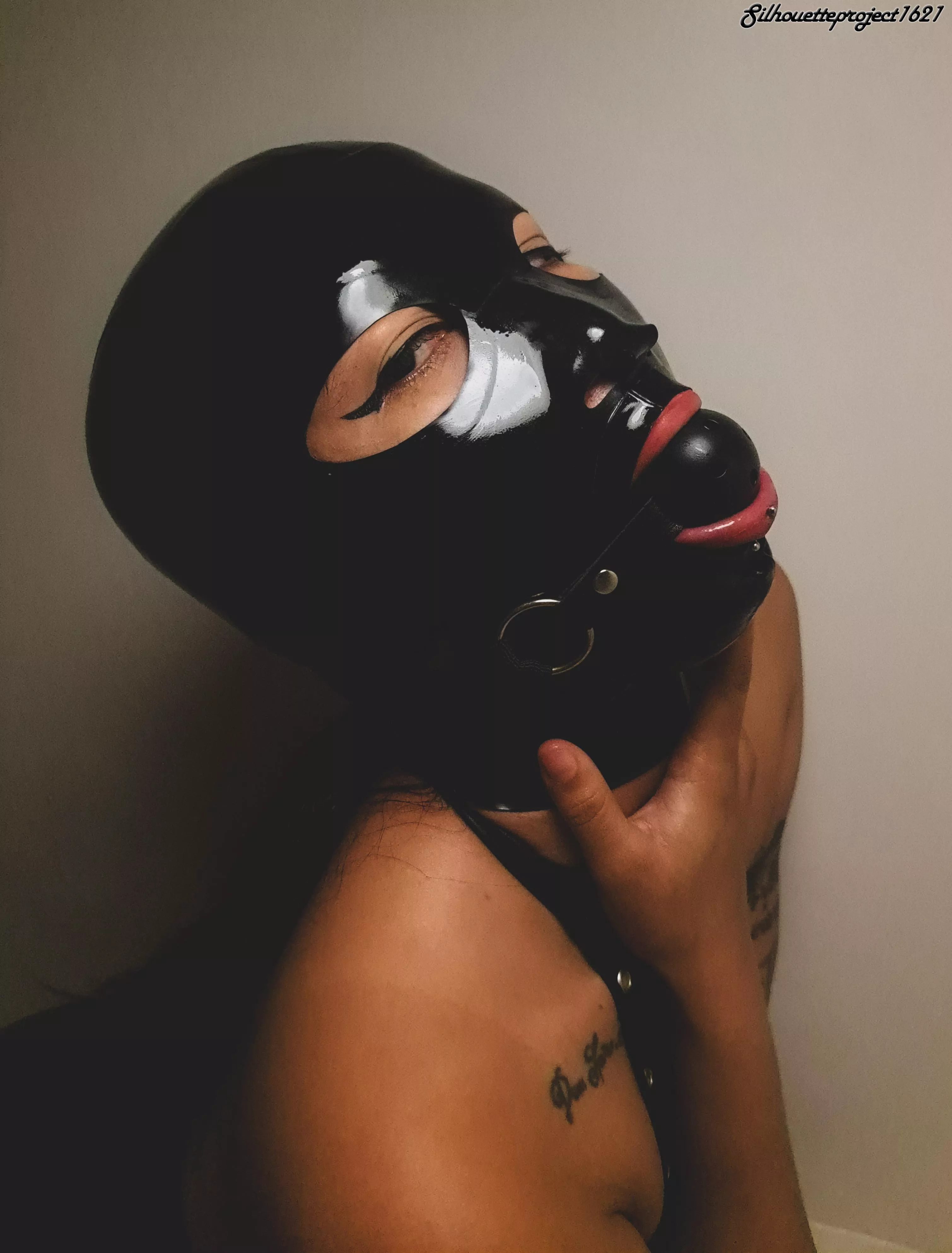 First time with a gag and she loved it