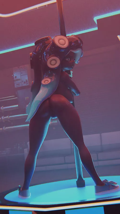 Marina in the strip club [TealGerudo] [OC]