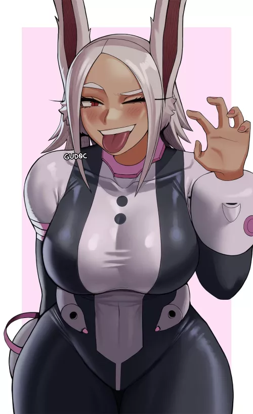 Mirko tries on Ochako’s costume (Gud0c) [My Hero Academia]