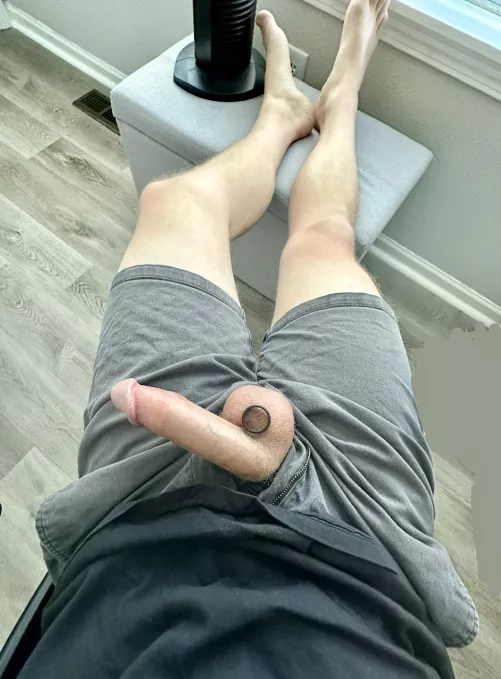 My balls are a good shelf.