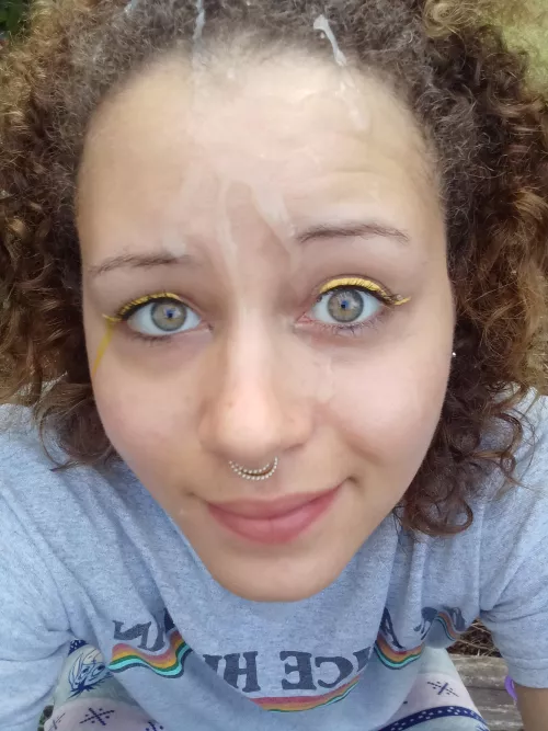 (OC) bet you wish your cum was on my curly hair