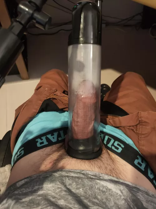 Pumping the little guy