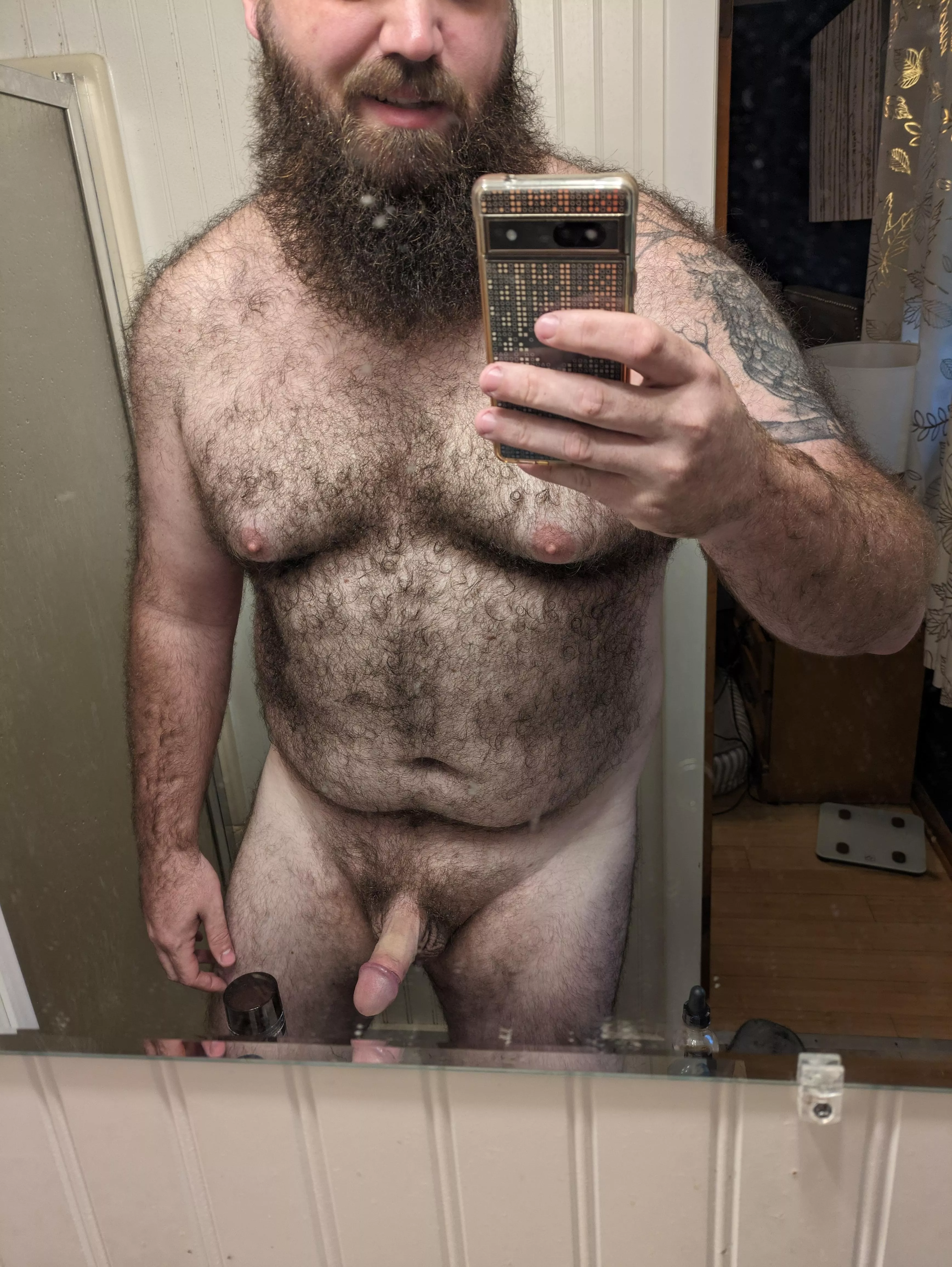 Rise and shine! Hope.ypu like sausage and gravy for breakfast. 😏😈