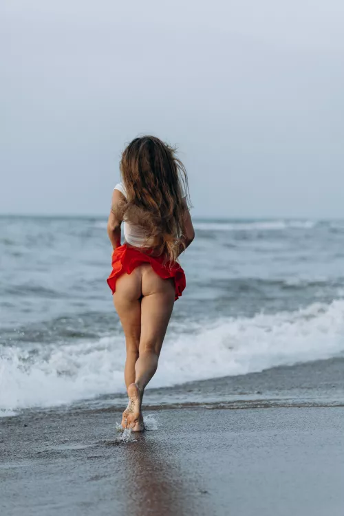 Running without panties