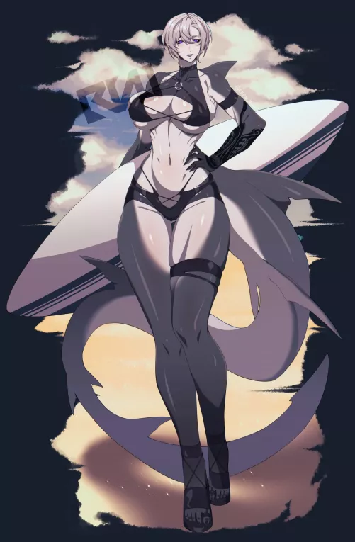 Shark girl Trish (@CERO_Rains)[Original]